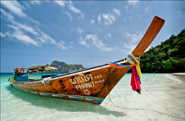 Longtail boat to Phi Phi island